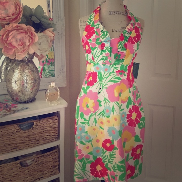 Lilly Pulitzer Lavin dress Garden by the Sea 6 NWT - Picture 2 of 6
