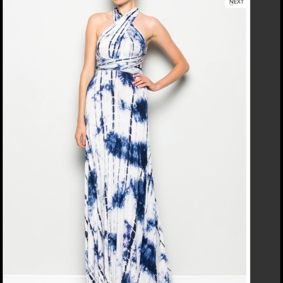 Pink convertible maxi dress - Picture 4 of 4