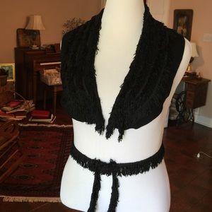 Vintage shrug with tassels