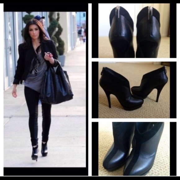 Sold Out Black YSL booties