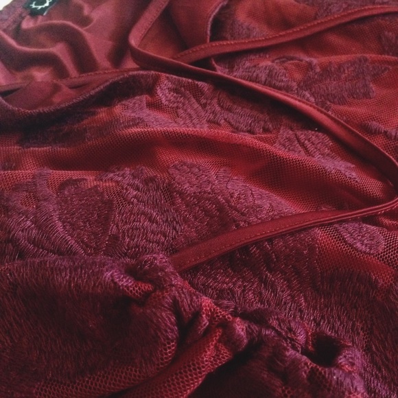 ♡ FOR LOVE & LEMONS ♡ Crimson Sangria Dress - Picture 4 of 4