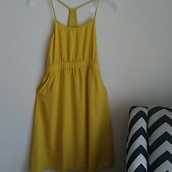 Forever 21 Contemporary dress in mustard yellow