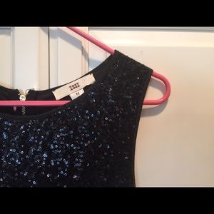 Black sequin party  dress