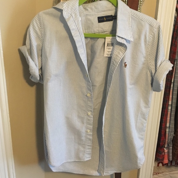 Short Sleeve Ralph Lauren Polo Button Down