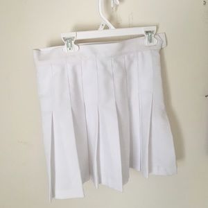 American Apparel brand white tennis skirt