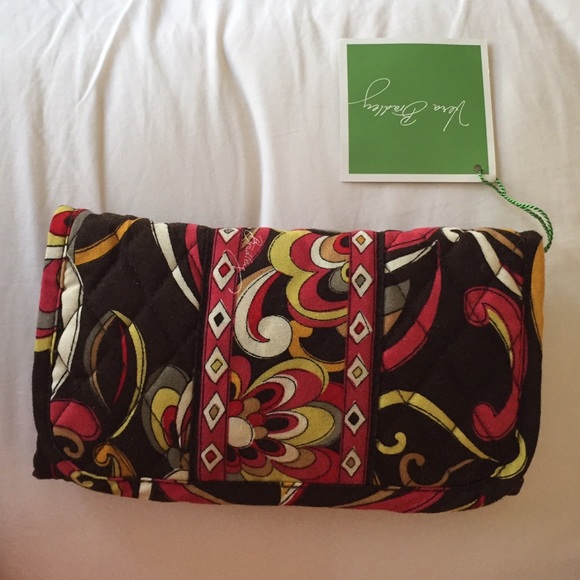 NWT Vera Bradley wallet with strap