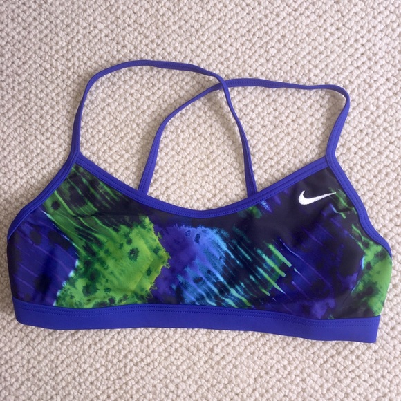 Nike sport bar/ bikini top worn once!