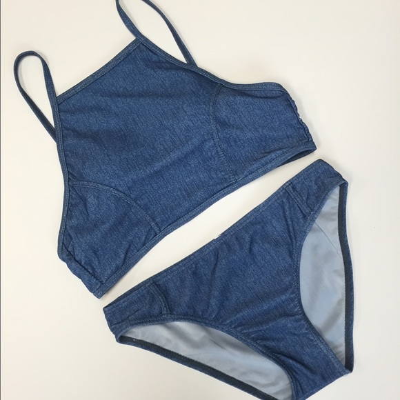 Clearence: Blue bikini set sw142 - Picture 2 of 3