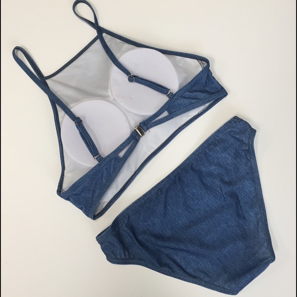 Clearence: Blue bikini set sw142 - Picture 3 of 3