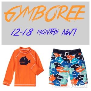 Gymboree swim outfit NWT