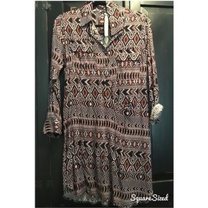Uncle Frank Size Small Tribal Print Dress
