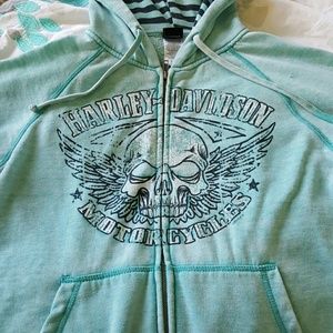 Harley Davidson zip-up hoodie