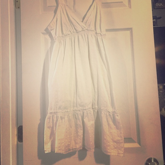 White lace summer dress