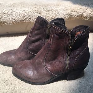 Sam Edelman Brown Low Heel Boots