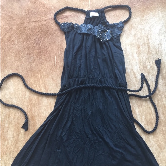 Black and Gold Sundress