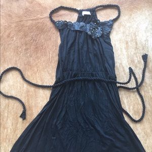 Black and Gold Sundress