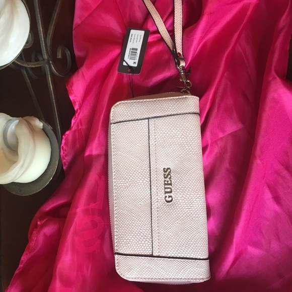 Guess wallet with wristlet
