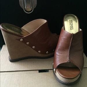 Michael Kors wedge shoes