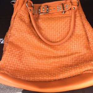 Orange Hobo purse