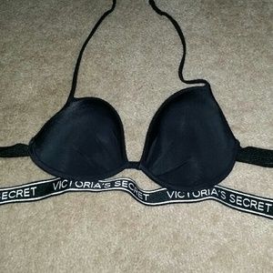 VS Double band Halter Bikini w/Logo