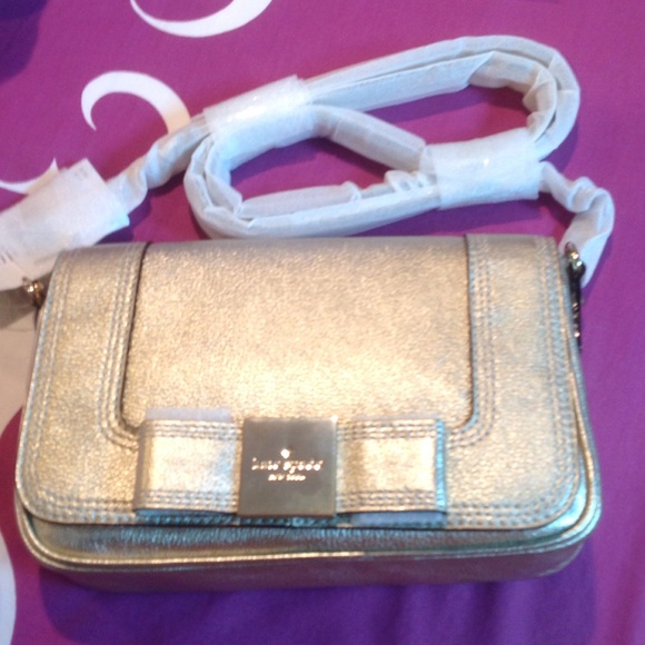 NWT Kate Spade Primerose Hill Little Kaelin - Gold - Picture 4 of 4