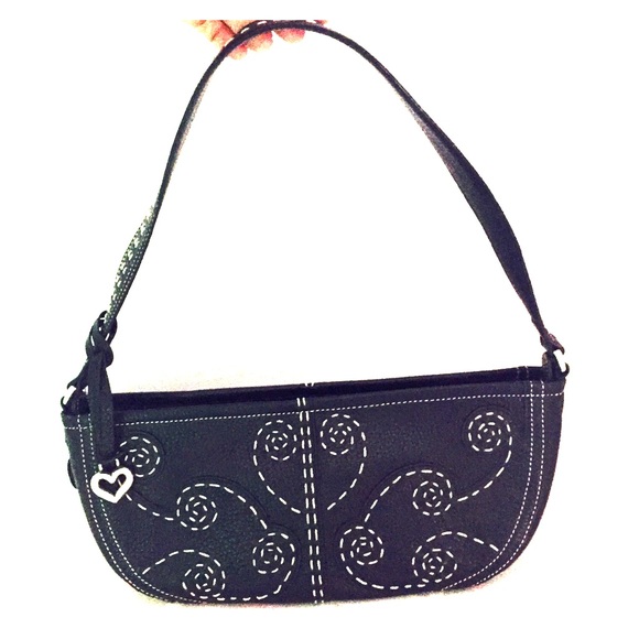 Brighton Black leather handbag