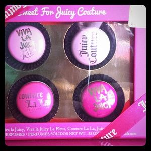 BNIB Juicy Couture 4 solid perfumes set