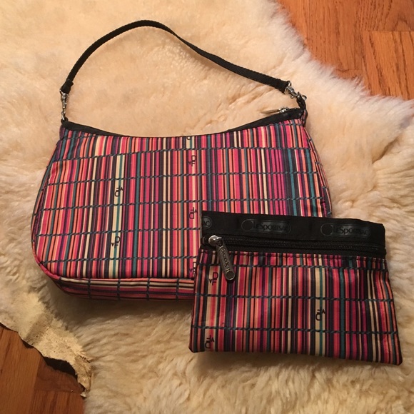 DvF LeSportsac Purse and Matching Make-up Bag