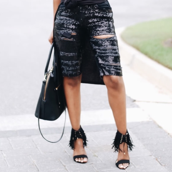 Sequin Shorts