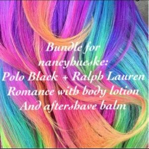 Polo Black + AS + Ralph Lauren Romance + Lotion