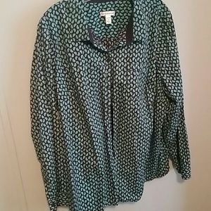 🎯Clearance🎯Long sleeve paisley shirt