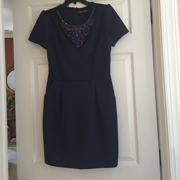 Navy classy dress