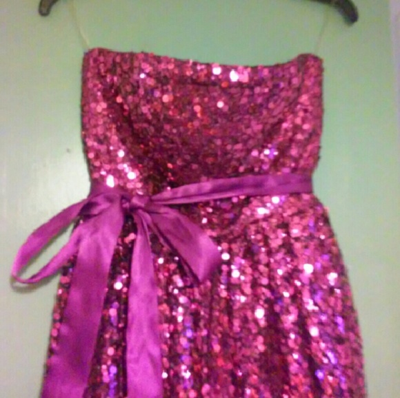 Pink Sequin Dress