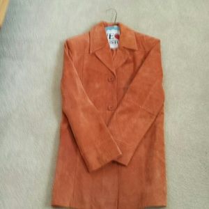 Suede blazer