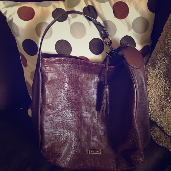 Authentic Leather Coach Hobo