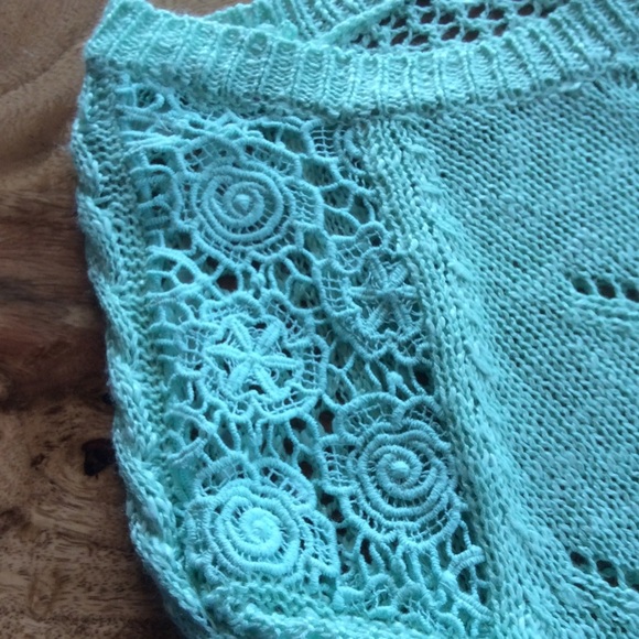 💚 Arizonia Brand Junior Med Mint Green Sweater 💚 - Picture 4 of 4