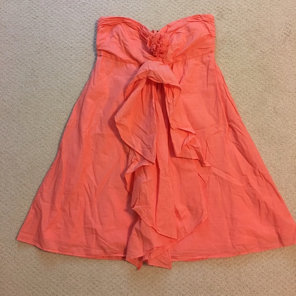 J.Crew Strapless Ruffle Dress, size 6