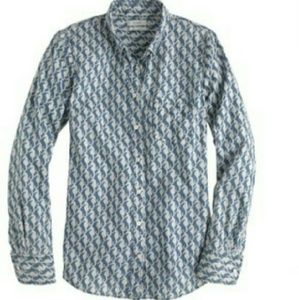J.Crew Seahorse Button Down