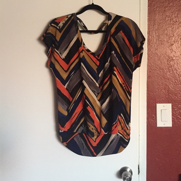 NWT colorful flowy top