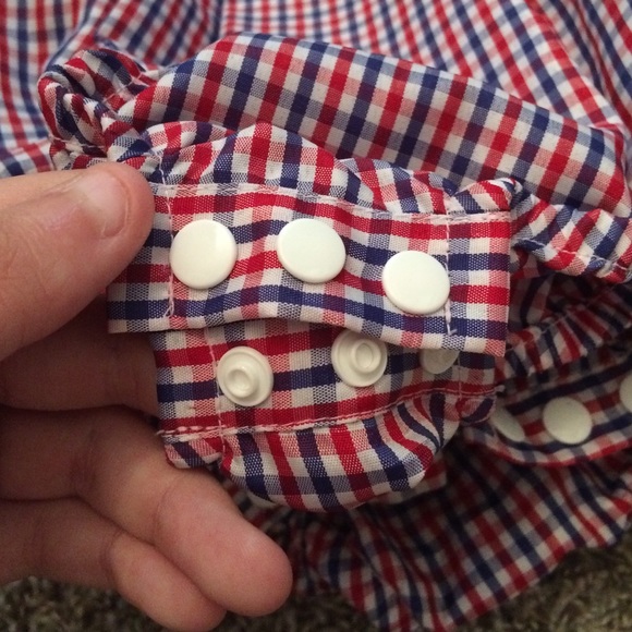 ⚓️"Anchors Away" BOYS smocked bubble - Picture 4 of 5