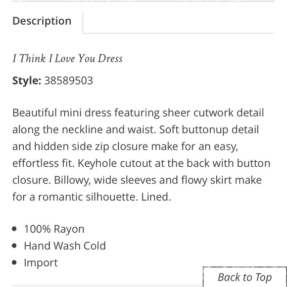 ❤️SOLD❤️Free People I Love You Dress - Picture 4 of 4