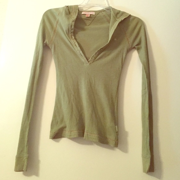 Tommy Jeans green Henley