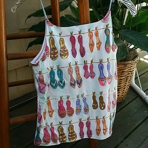 Multicolored Stretchy Top