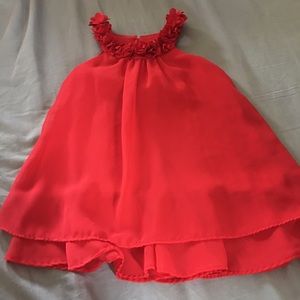 Red dinner dress