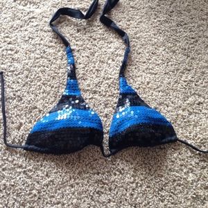 Victoria's Secret sequin bikini top