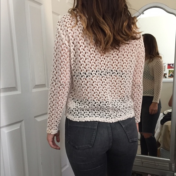 Lace see-through fun long sleeve
