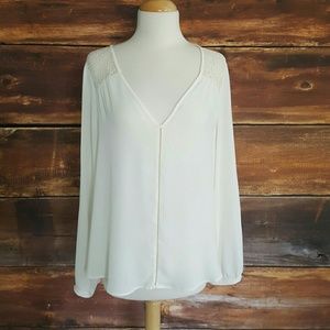 Blouse with Lace Detail