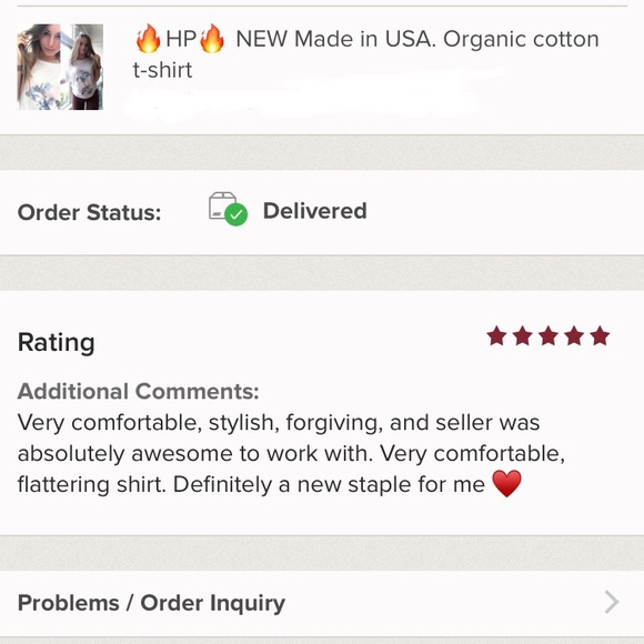 🔥HP🔥 NEW Made in USA. Organic cotton t-shirt - Picture 2 of 8