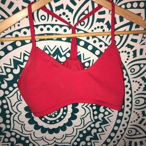 Red Jolyn fixed back top