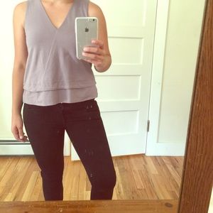 Madewell xs lavender top